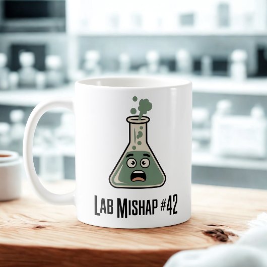 Lab Mishap #42 | Chemistry Chaos Design   Koffiemok