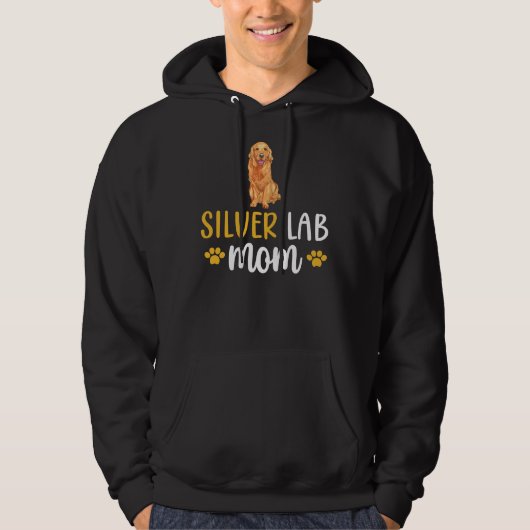 Lab Moeder Lab Mama Labrador Retriever Hoodie (Voorkant)
