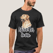Lab Moeder Labrador Moeder Geel Lab Moeder Geel La T-shirt (Voorkant)