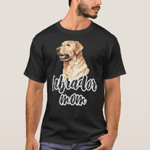 Lab Moeder Labrador Moeder Geel Lab Moeder Geel La T-shirt