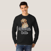 Lab Moeder Labrador Moeder Geel Lab Moeder Geel La T-shirt (Voorkant volledig)