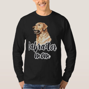 Lab Moeder Labrador Moeder Geel Lab Moeder Geel La T-shirt
