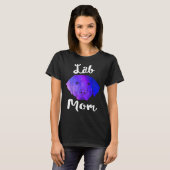 Lab Moeder Labrador Retriever Hond Rescue Lab Mama T-shirt (Voorkant volledig)