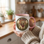 Lab Mom Coffee Mok | Labrador Moeder Cadeau | Vint
