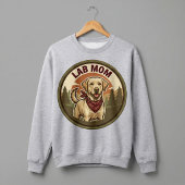 Lab Mom Crewneck Sweatshirt Hond Moeder Cadeau Voo