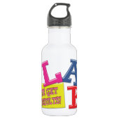 LAB MOTTO LABORATORY WE KRIJGEN RESULTATEN! WATERFLES  (Voorkant)