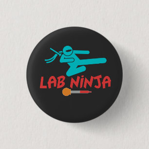 LAB NINJA - MEDISCHE LAB WETENSCHAPPELIJKE BUTTON