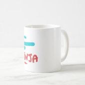 LAB NINJA - MEDISCHE LAB WETENSCHAPPELIJKE KOFFIE- KOFFIEMOK (Voorkant rechts)