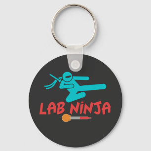LAB NINJA - MEDISCHE LAB WETENSCHAPPELIJKE SLEUTEL SLEUTELHANGER