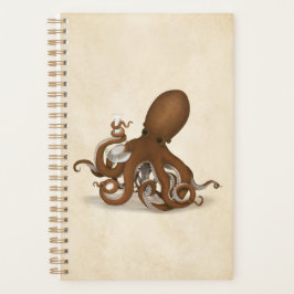 Lab Octopus & Periodic Table Victoriaans Naturalis Planner