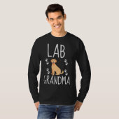 Lab Oma Vector Labrador Retriever T-shirt (Voorkant volledig)