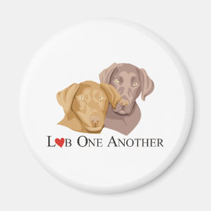Lab One Weer Labrador-Shirten Magneet