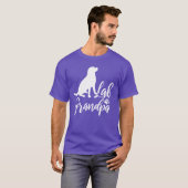 Lab Opa ontwerp voor Labrador Retriever Opa T-shirt (Voorkant volledig)