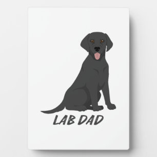 Lab Papa � Trotse Labrador Retriever Hondeneigenaa Fotoplaat