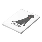 Lab Papa � Trotse Labrador Retriever Hondeneigenaa Notitieblok (Linkerzijde)