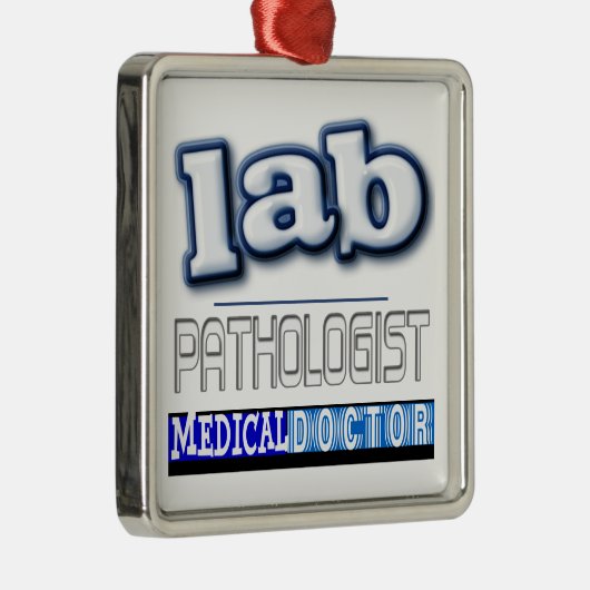 LAB PATHOLOGIST LOGO METALEN ORNAMENT (Rechts)