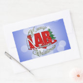 LAB PHLEBOTOMIST CHRISTMAS RECHTHOEKIGE STICKER (Envelop)