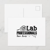 Lab Professionals sparen Lives Laboratory Tech Gif Briefkaart (Voorkant / Achterkant)