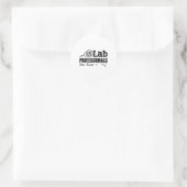 Lab Professionals sparen Lives Laboratory Tech Gif Ronde Sticker (Tas)