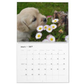Lab Puppies Labrador Retriever Wall 2025 Calendar Kalender (Mar 2027)