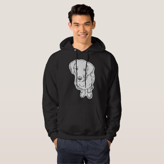 Lab Puppy Hoodie (Voorkant volledig)