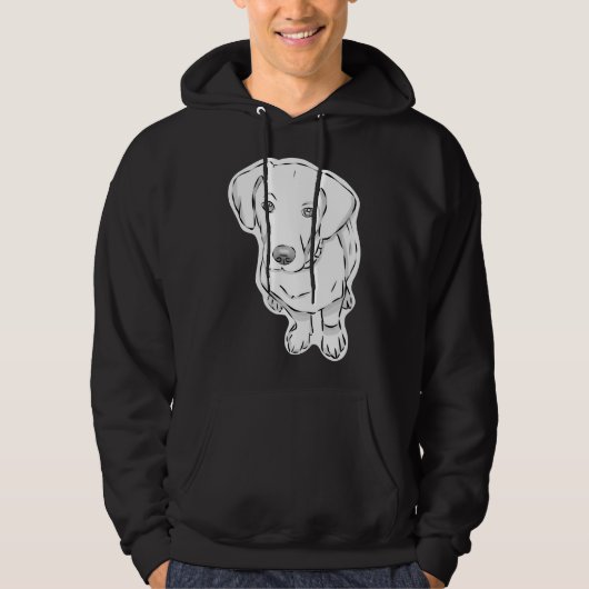 Lab Puppy Hoodie (Voorkant)