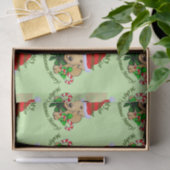 Lab Puppy Kerst Weefsel Papier (Geschenk)