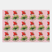 Lab Puppy Kerstmis Inpakpapier Vel (Voorkant 3)