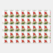 Lab Puppy Kerstmis Inpakpapier Vel (Voorkant 2)