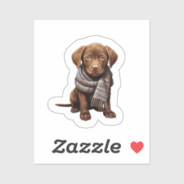 Lab Puppy Sticker