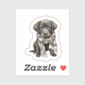Lab Puppy Sticker (Vel)