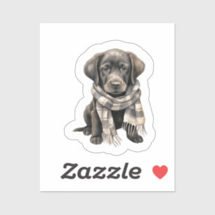 Lab Puppy Sticker