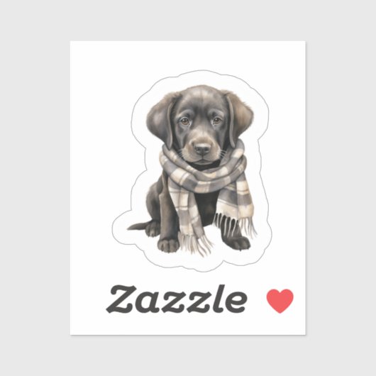 Lab Puppy Sticker (Vel)