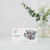 Lab Puppy Visitekaartje (Staand voorkant)