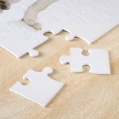 Lab Puppy Wearing Antlers Legpuzzel (Zijkant)