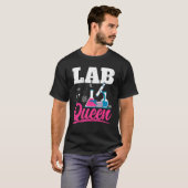 Lab Queen Biologist Science Teacher Biology Major T-shirt (Voorkant volledig)