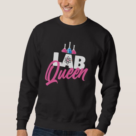 Lab Queen - Laboratoriumtechnicus Science Medical Trui (Voorkant)