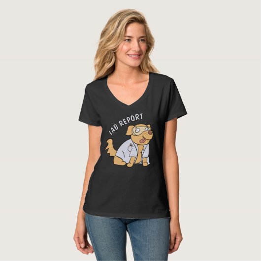 Lab-rapport T-shirt (Voorkant volledig)