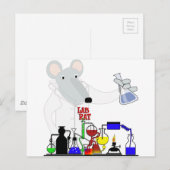 LAB RAT CHEMISTRY BRIEFKAART (Voorkant / Achterkant)
