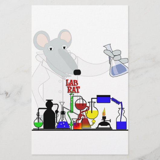 LAB RAT CHEMISTRY BRIEFPAPIER (Voorkant)