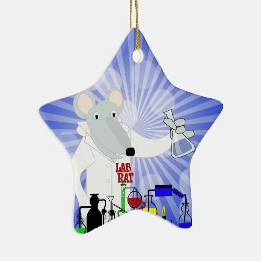 LAB RAT CHEMISTRY KERAMISCH ORNAMENT (Rechts)