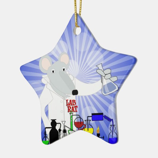 LAB RAT CHEMISTRY KERAMISCH ORNAMENT (Links)