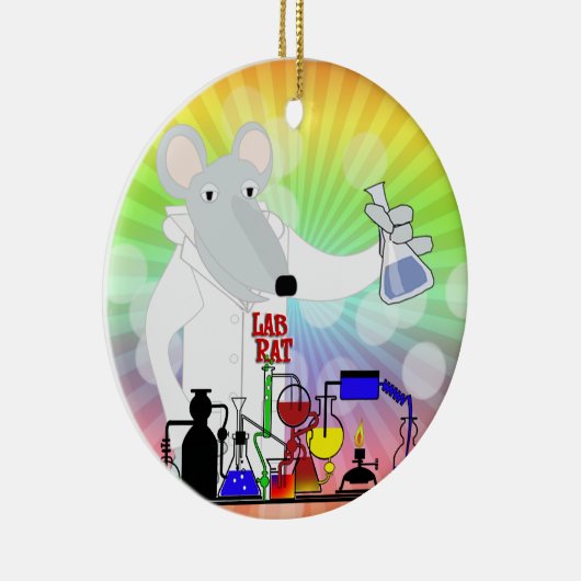 LAB RAT CHEMISTRY KERAMISCH ORNAMENT (Rechts)