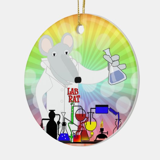 LAB RAT CHEMISTRY KERAMISCH ORNAMENT (Links)