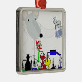 LAB RAT CHEMISTRY METALEN ORNAMENT (Rechts)