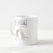 Lab Rat Covid Vaccine Funny Koffiemok (Voorkant links)