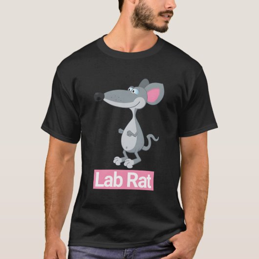Lab Rat Funny Lab Tech T-shirt (Voorkant)