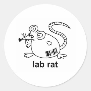 Lab Rat Ronde Sticker