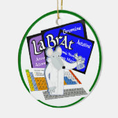 LAB RAT WETENSCHAPPELIJK LABORATORIUMPERIODIEKE TA KERAMISCH ORNAMENT (Links)