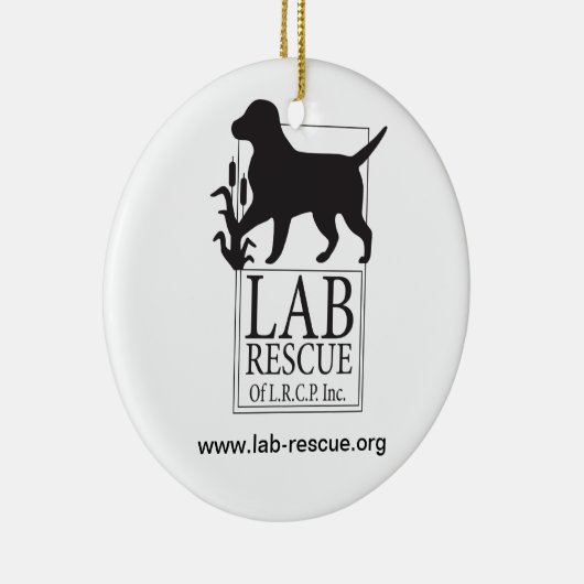 Lab Rescue van de LRCP-keramische versiering Keramisch Ornament (Rechts)